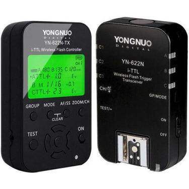 Imagem de Radio flash yongnuo yn-622n transceptor/controlador p/ nikon