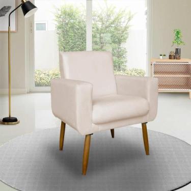 Imagem de Poltrona Decorativa Annita sala escritório - me, bege