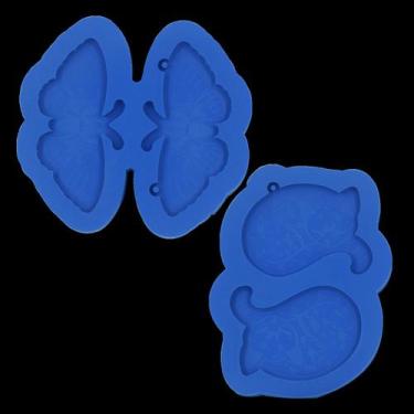 Imagem de Kit Moldes de Silicone Mariposa e Gato Galáctico - Redelease