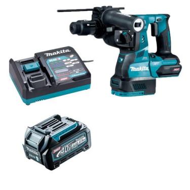 Imagem de Martelete Combinado  40V XGT HR002 Bateria 2.5Ah Makita 220v