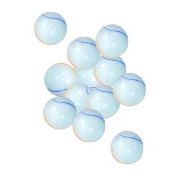 Imagem de Kit 300 Bola De Gude leitosinha jogar mata mata triângulo - Escalda Pé