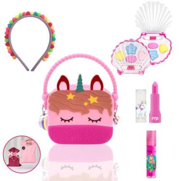 Imagem de Maquiagem Infantil Kit De Criança Com Batom Ganha Embalagem - Alegre A