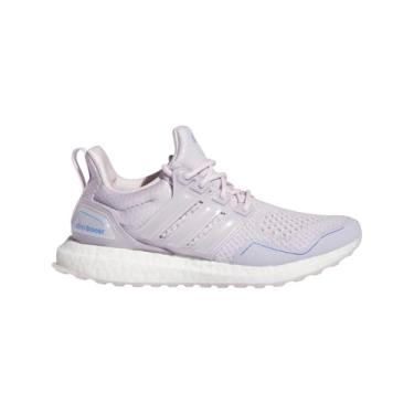 Imagem de adidas Ultraboost 1.0 Sustain Tênis feminino, Silver Dawn/Silver Dawn/Quase rosa, 35