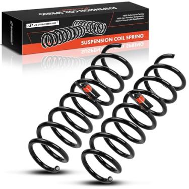 Imagem de A-Premium Conjunto de mola helicoidal de suspensão traseira de 2 peças compatível com BMW Série F10 535d xDrive 2014 2015 2016, lado do motorista e do passageiro