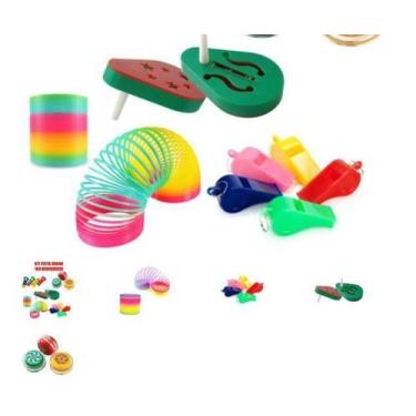 Imagem de Kit Festa Junina 50 Brinquedo Barato Prenda Julina Quermesse - Lynx Pr