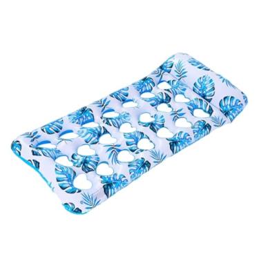 Imagem de Colchão Flutuante Para Bronzeamento, Bote Inflável Dobrável para Relaxamento na Água, Atividades Aquáticas, Cama Flutuante para Homens e Mulheres em Festas e Piscinas
