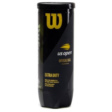 Imagem de Bola de Tênis Wilson Us Open Extra Duty Tubo Com 03 Bolas