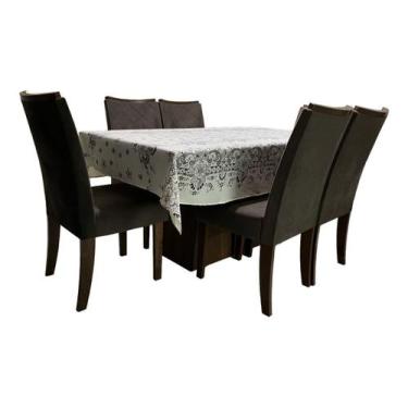 Imagem de Toalha De Mesa 6 Lugares Retangular Várias Estampa 1,40x2,10 - MC DECO