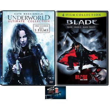 Imagem de Burns Vista Pacote De Filmes Vampiros Underworld Ultimate Collection E Blade 4 Film 7 Dvd Set Inclui Take Art Card