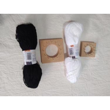 Imagem de 2 tear redondo duas lan de 40 gramas - Armarinhos