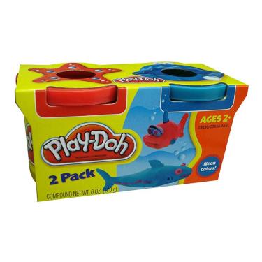 Imagem de Conjunto Play-Doh com 2 Potes de Massinhas 23655 Hasbro Sortido