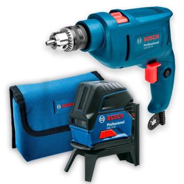 Imagem de Furadeira De Impacto 450w Gsb 450 Re 220V + Nível A Laser Bosch, 220V