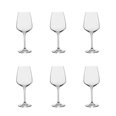 Imagem de Jogo de 6 Taças de Cristal Para Vinho Tinto 518 Ml Classic