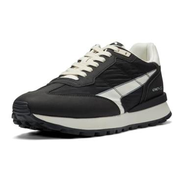 Imagem de Kenneth Cole Footwear Tênis masculino Pryor, preto/branco, 38