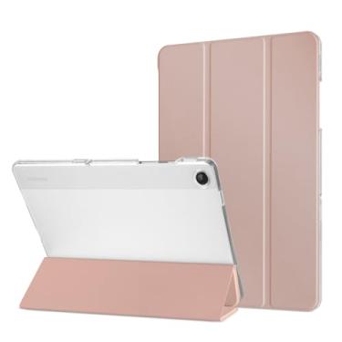 Imagem de HOICHOE Capa para Galaxy Tab A9+/A9 Plus 5G 11 polegadas 2023, capa protetora inteligente de suporte fino com capa traseira translúcida fosca rígida para tablet Galaxy A9+ (SM-X210/X216/X218