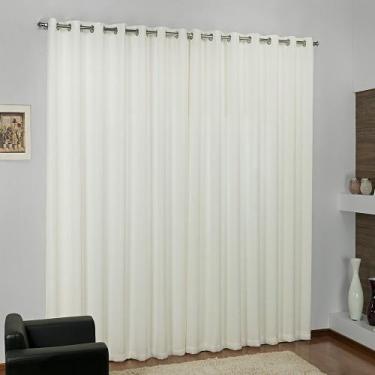Imagem de Cortina linho duplex 2,80 x 1,80 - Niazitex, Marfim