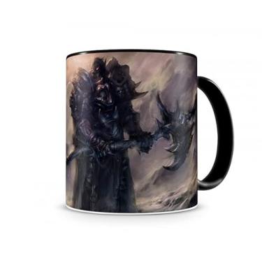 Imagem de Caneca World Of Warcraft Orc I Preta 330 ml