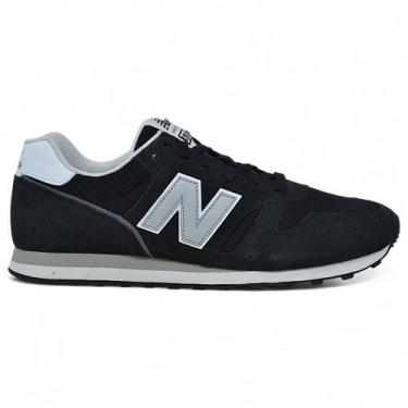Imagem de Tenis New Balance 373v2 Masculino Nb Casual Macio, Preto, Cinza, 42