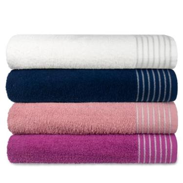 Imagem de Kit 4 Toalha Banhao Gigante Extra Macia New Sublime com Alta Absorçao (Kit 5)