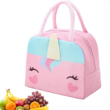 Imagem de Bolsa Térmica 3D Lorben Lancheira Infantil Porta Marmita Lanche Menina