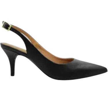 Imagem de Sapato Scarpin Feminino Casual Dia a Dia Bico Fino Salto Médio Vizzano 1185.700