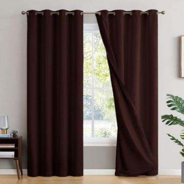 Imagem de Cortina blackout tecido tamanhos 3m, 4m, 5m para porta e janela - On e