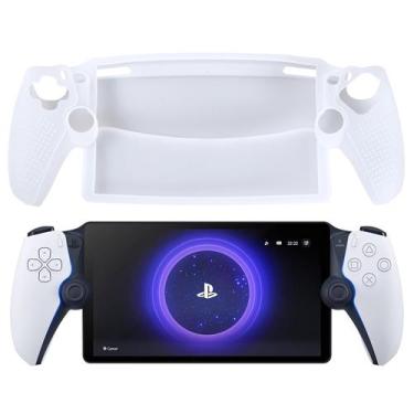 Imagem de Capa de silicone para Sony Playstation Portal Qoosea - branca