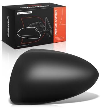 Imagem de A-Premium Tampa do espelho retrovisor do lado do motorista - compatível com Hyundai Sonata 2020 2021 2022 - Preto liso, sem furo de seta