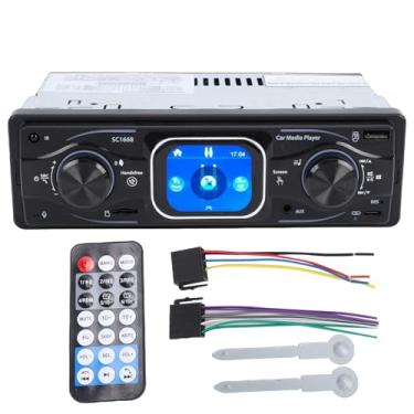 Imagem de Acouto Rádio Automotivo Single Din, Reprodutor de MP3 Bluetooth 5.0 Com Entrada USB SD AUX, Rádio FM AM, Tela Sensível Ao Toque de 2,2 Polegadas, Equalizador, Luzes LED, para Painel do