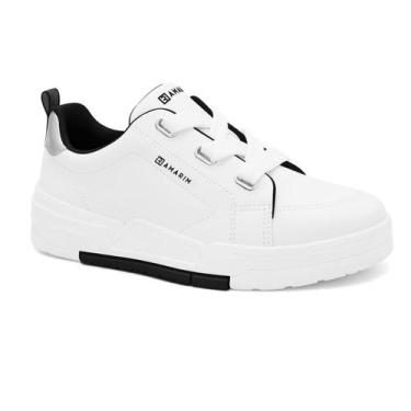 Imagem de Tênis Feminino Ramarim Estilo Casual Comfort Detalhe, Plus branco, 36