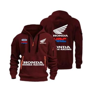 Imagem de Moletom Masculino De Outono Inverno Com Múltiplos Bolsos E Zíper, Roup