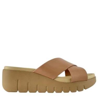 Imagem de Tamanco Plataforma Moleca Feminina Com Tiras Cruzadas-Feminino