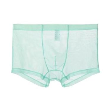 Imagem de Cuecas Transparentes De Baixa Cintura Para Homens, Lingerie Sexy E Ínt