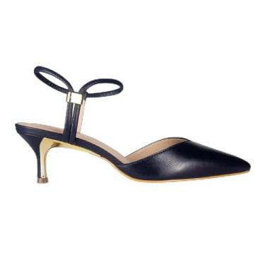 Imagem de Sapato Scarpin Luz da Lua Slingback Salto Baixo