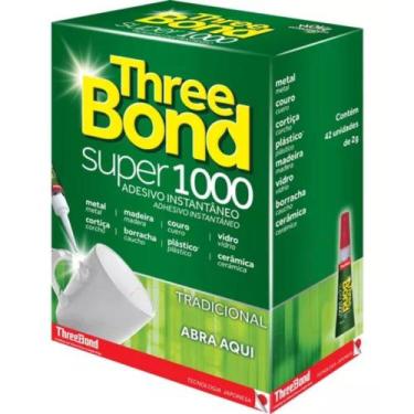 Imagem de Cola Superadesivo Instantâneo Three Bond - Caixa com 42 Unidades
