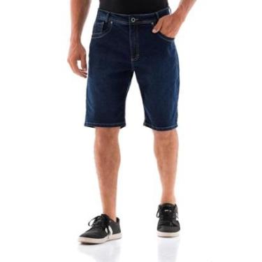 Imagem de Bermuda Jeans Masculina Confort Bordado-Masculino