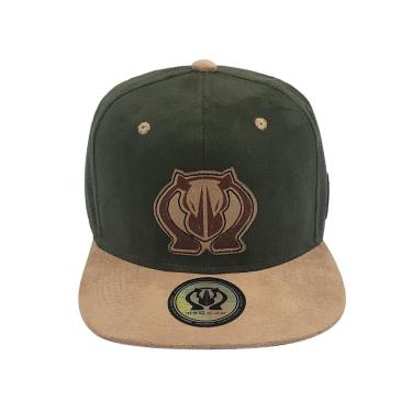 Imagem de Bone Snapback Aba Reta Musgo Caramelo Ajustavel RHS-204 Rhino Size-Unissex