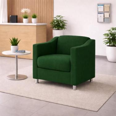 Imagem de Poltrona Decorativa Recepção Cadeira Manicure Cores - Balaqui Decor, V