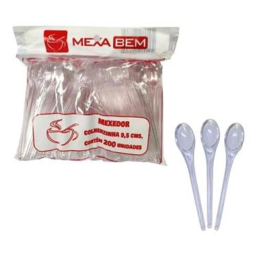 Imagem de Colherzinha Mexedor Café, Mini Colher Brigadeiro Descartável - Congrat