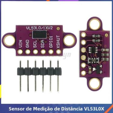 Imagem de Módulo De Sensor De Distância a Laser ToF 940nm VL53L0X I2C GY-VL53L0X