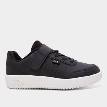 Imagem de Tênis Infantil Fila Arck, Preto, Branco, 30