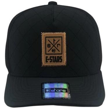 Imagem de Boné Aba Curva E Stars Trucker Bordado Snapback Masculino - Rhino Size
