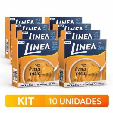 Imagem de Kit 10 Pó para Pudim De Caramelo Linea 25g