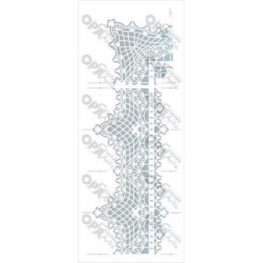 Imagem de Stencil Simples Renda Com Cantoneira III OPA2628 17X42