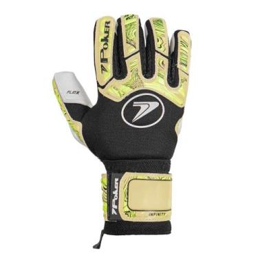 Imagem de Luva de Goleiro Poker Profissional Infinity Preto/amarelo, Preto, Amar