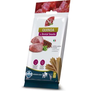 Imagem de Petisco N&D Quinoa Dental sabor Cordeiro e Hortelã para Cães de Raças 