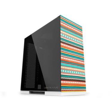 Imagem de Gabinete Gamer Geometric Future Model 8 Bohemia Branco Tecido