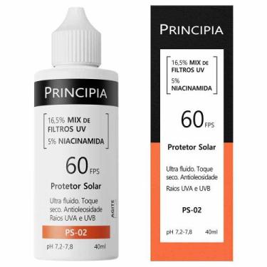 Imagem de Protetor Solar Facial Principia Skincare PS-02 FPS 60, 40ml