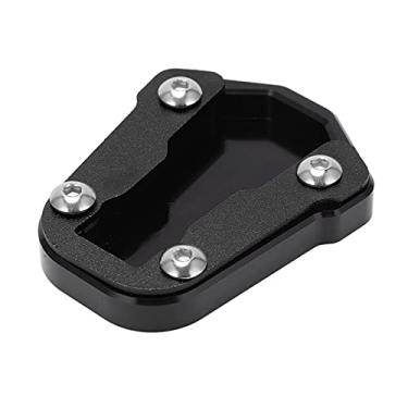 Imagem de Suporte de ampliação de placa, almofada ampliadora de extensão CNC substituição de liga de alumínio para Rally CRF300 2021-2022 para segurança de estacionamento de motocicletas(Preto)