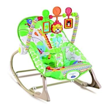Imagem de Cadeira De Descanso Bebê Verde Floresta 18 Kg Star Baby